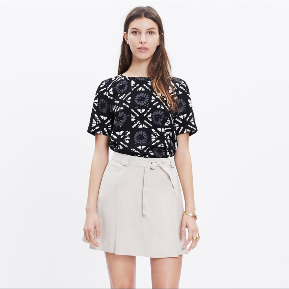 Madewell Batik Grid Top